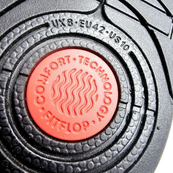 NEW FitFlop RALLY Glitz Canvas Skate Trainers Silver Black SIZE 10 - Picture 8 of 10